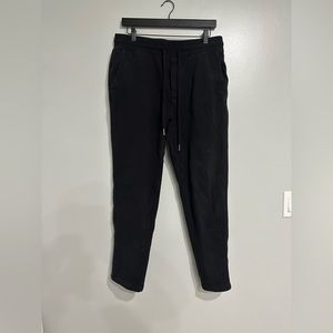 Buck Mason Brushed Loopback Trouser (Black Sweatpant Trouser)